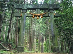 写真：森子大物忌神社境内