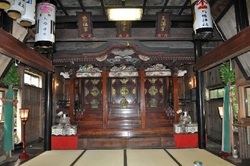 写真：松ヶ崎八幡神社社殿