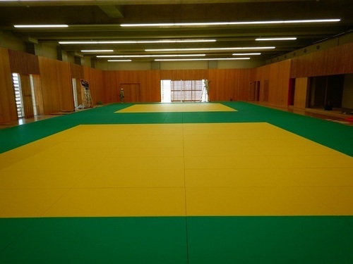 写真:柔道場