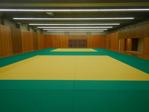 写真:柔道場