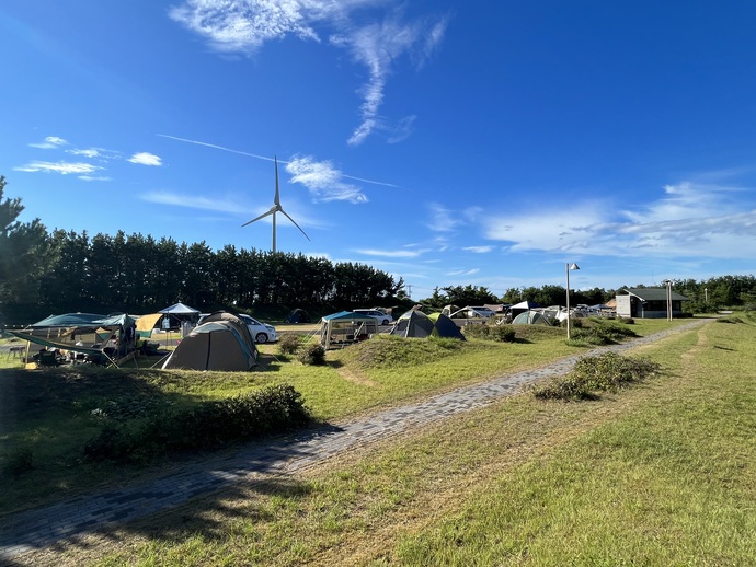 キャンプ場の風景