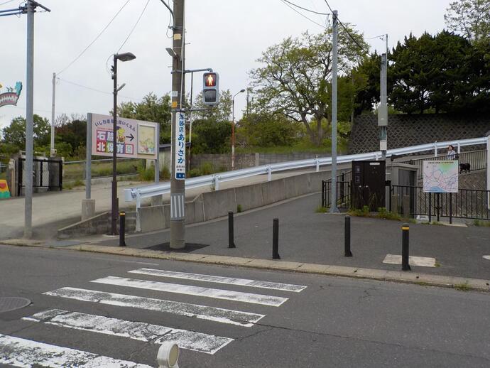 写真:市道石脇自歩道1号線から5号線の位置5