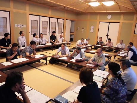 写真:げんきアップ事業、笹子の話し合い