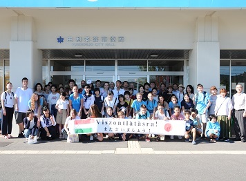 写真：由利本荘市を出発