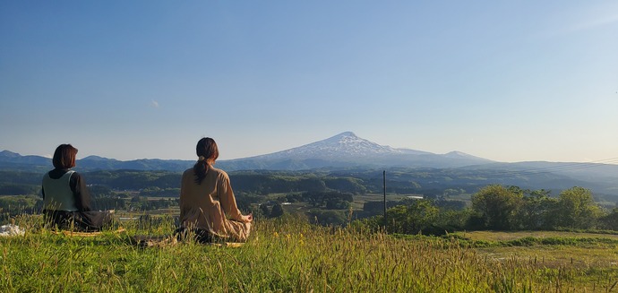 鳥海山国際禅堂 晴れ