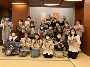 集合写真　しめ結びと和ごころ時間