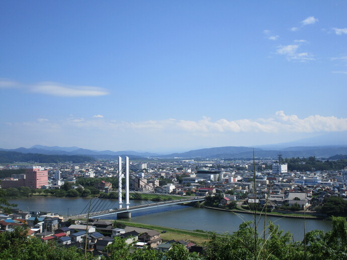 石脇公園展望台からの景色