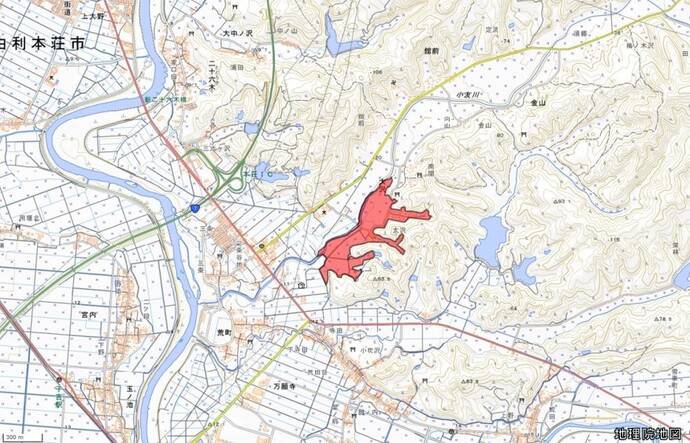 現地調査範囲（R8本荘）