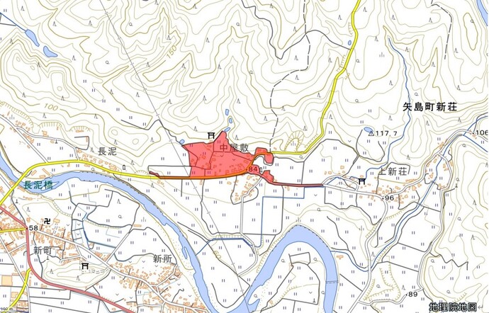 現地調査範囲（R8矢島）