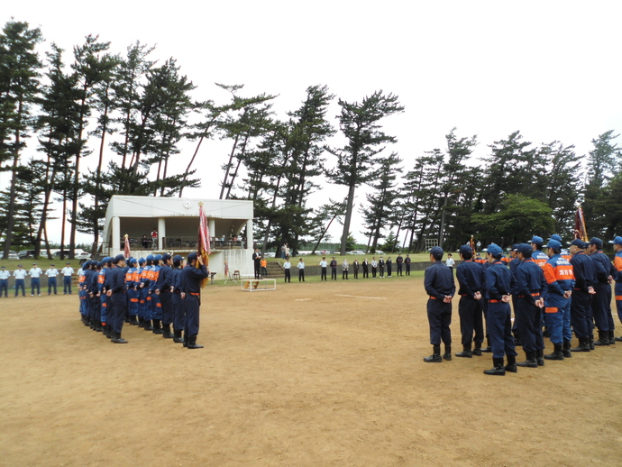 令和5年6月25日に西目分団消防団訓練大会が開催されました。