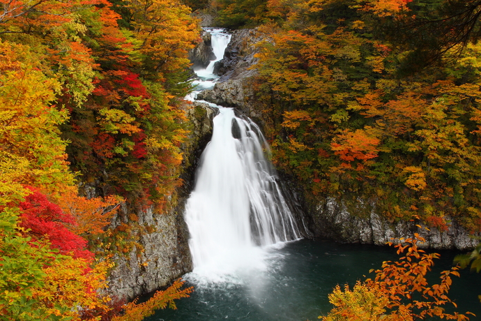 法体の滝（紅葉）