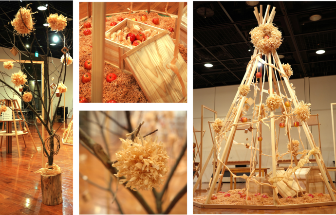 企画展「食と木」会場風景