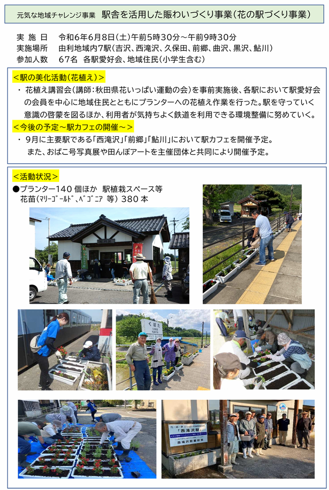 元気な地域づくりチャレンジ事業＿美化活動
