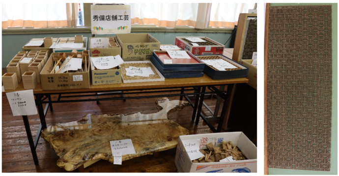 画像：秀備店舗工芸出展ブース
