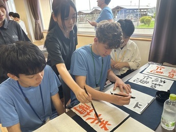 写真:由利高校訪問3