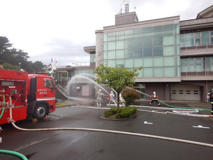火災防ぎょ訓練