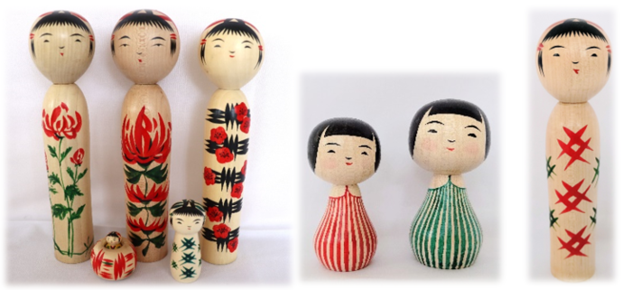 画像:齋藤祥子工人のこけし