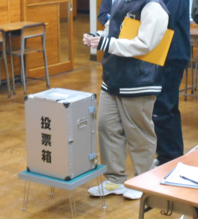 本荘高校定時制課程での出前講座の写真3
