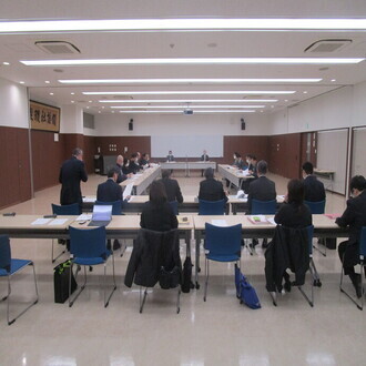 本荘地域学校再編委員会会議風景