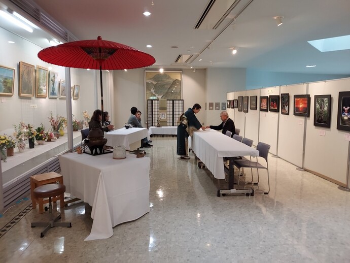 生涯学習交流展の様子