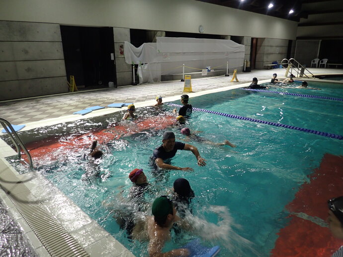 水泳教室の様子です