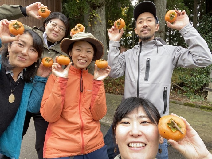 2023年11月8日干し柿づくりイベント開催
