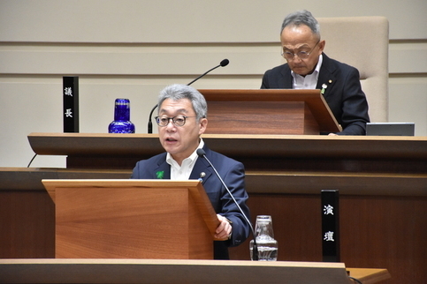 写真：施政方針