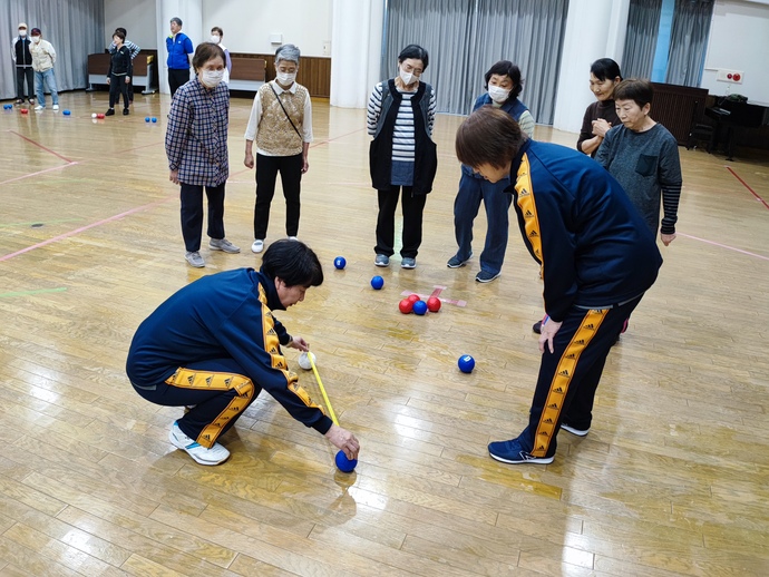 スポーツ体験教室の様子です