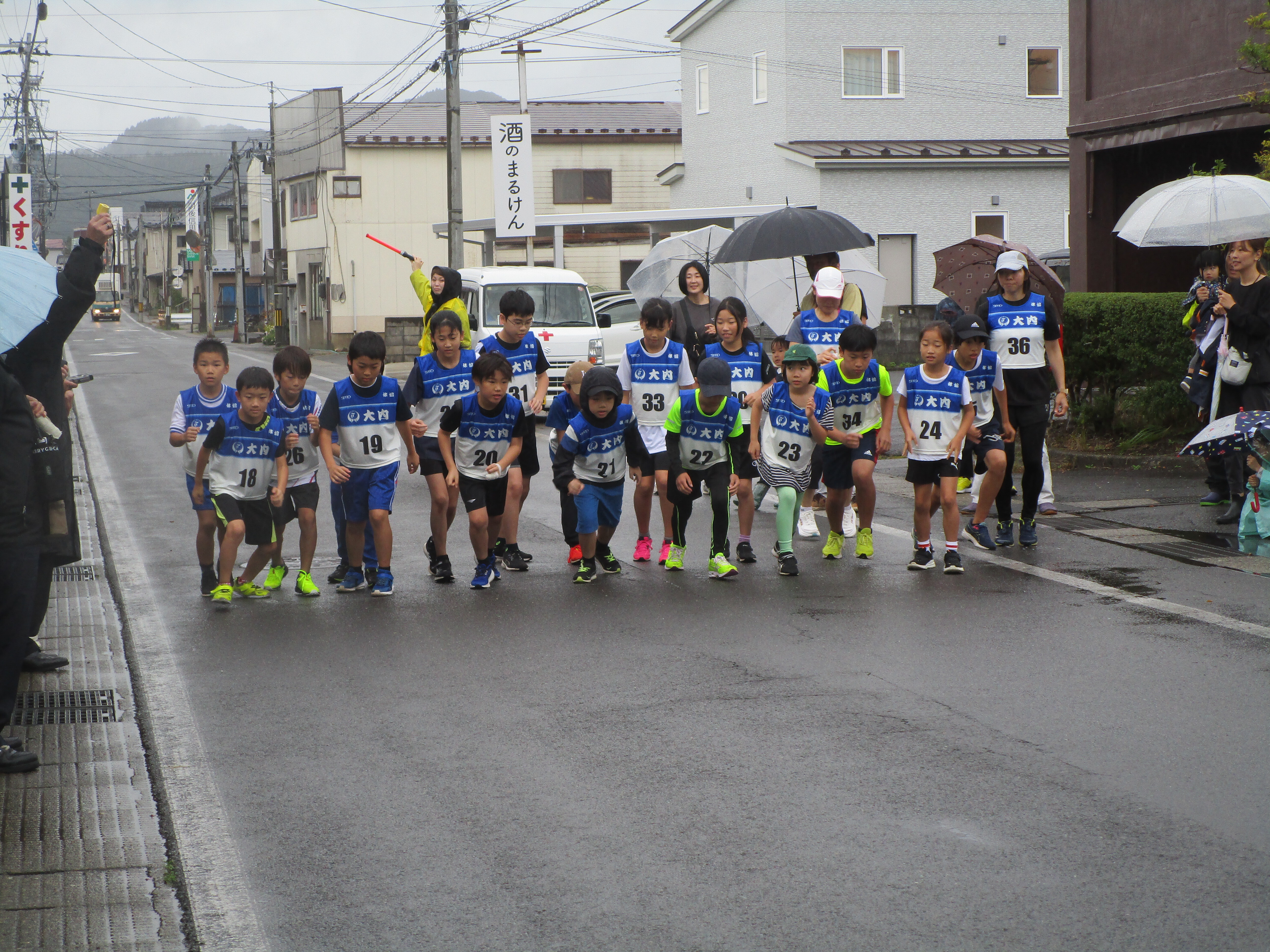 ロードレース大会の様子です。