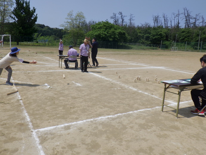 モルック大会の様子です
