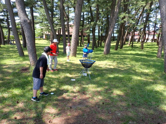 夏のスポーツ教室の様子です