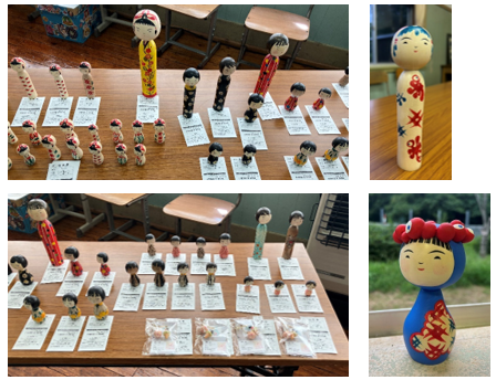 画像：齋藤祥子工人のこけし出展ブース