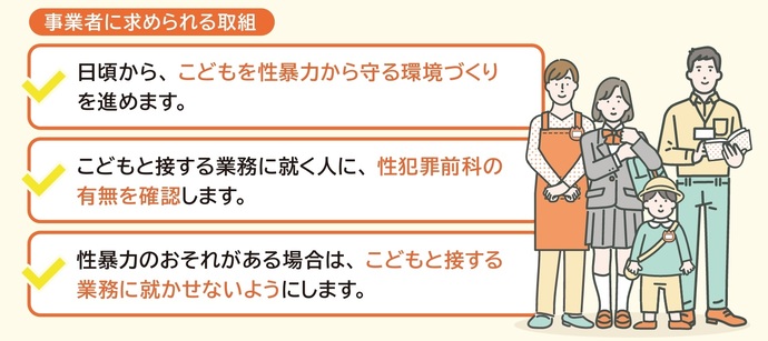 事業者に求められる取り組み