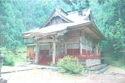 写真：森子大物忌神社　本殿