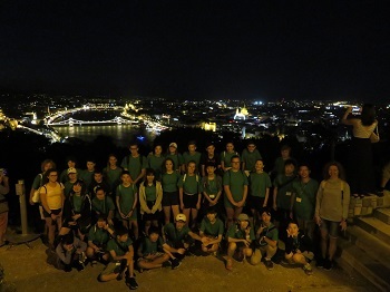 写真：ブダペストの夜景を鑑賞